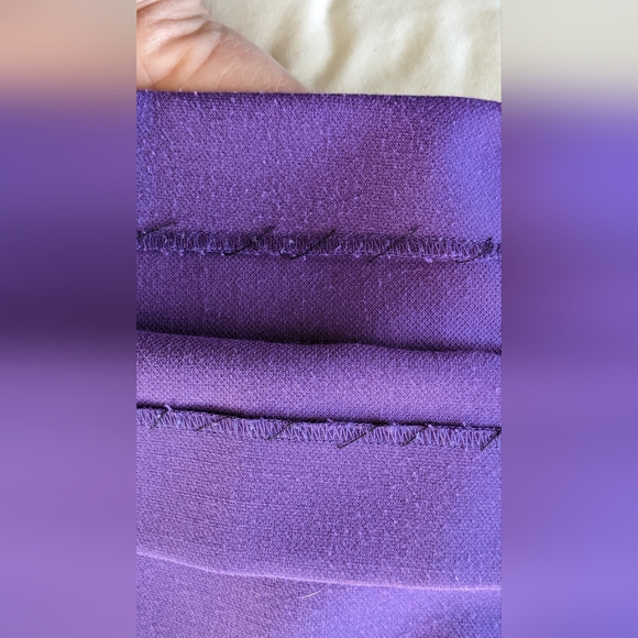 DvF Jori Ruched Sheath Dress in royal purple size 2 - Picture 13 of 14